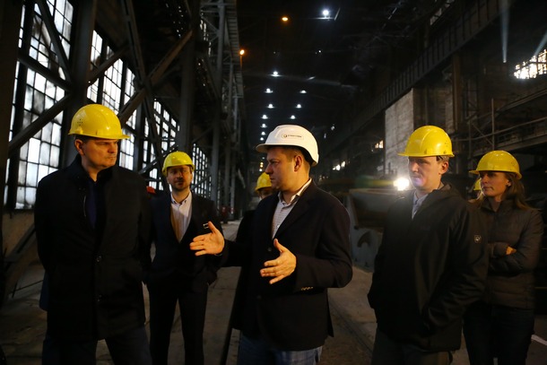 Uchastniki zasedaniya Komiteta Verkhovnoj Rady Ukrainy posetili Energomashspeczstal 2