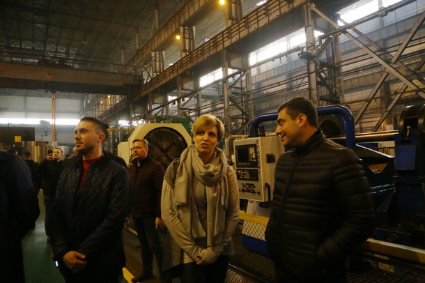 Uchastniki zasedaniya Komiteta Verkhovnoj Rady Ukrainy posetili Energomashspeczstal 21