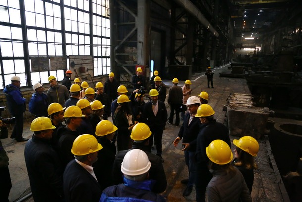 Uchastniki zasedaniya Komiteta Verkhovnoj Rady Ukrainy posetili Energomashspeczstal 4