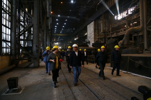 Uchastniki zasedaniya Komiteta Verkhovnoj Rady Ukrainy posetili Energomashspeczstal 5