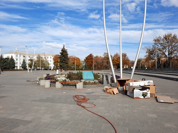 V Kramatorske fontan na ploshhadi Mira v jetom godu rabotat boshe ne budet 1