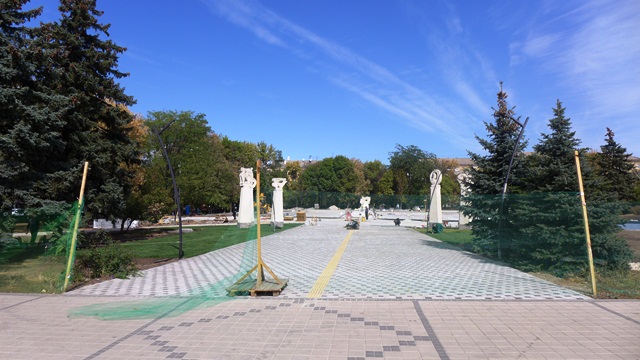 skver profsojuzov rekonstrukcija kramatorsk