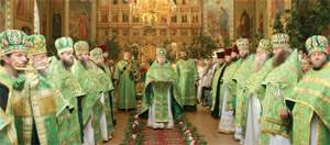 На Троицу в Краматорск прибыли представители духовенства Донбасса