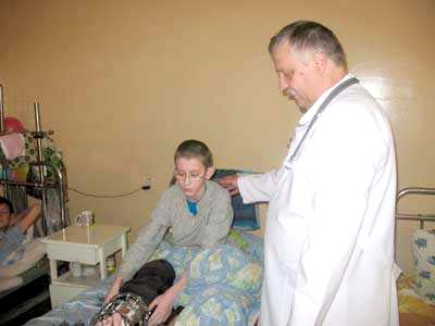 Заведующий травматологическим отделением Сергей Демочка