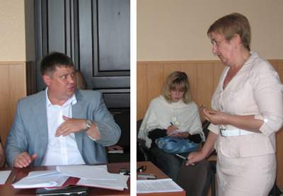 Прокурор Краматорска Роман Андреев пообещал поддержку руководителю службы по делам детей Татьяне Вернигоре