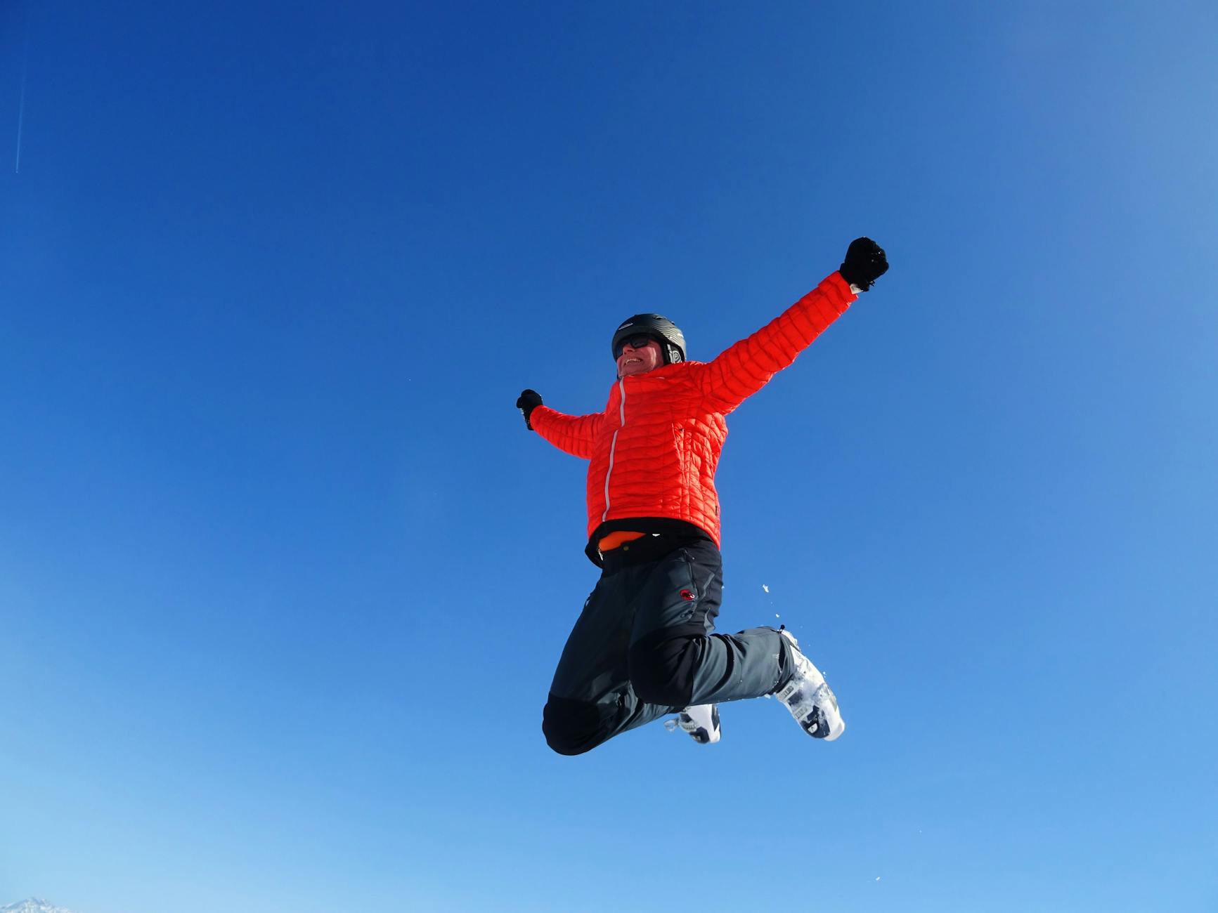 skiing jump sky 163270