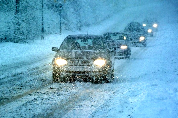snow driving
