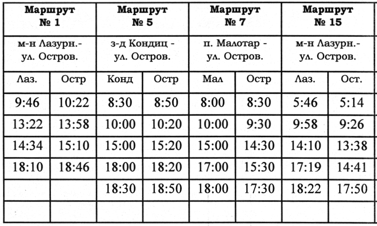 Расписание автобуса 16а шадринск