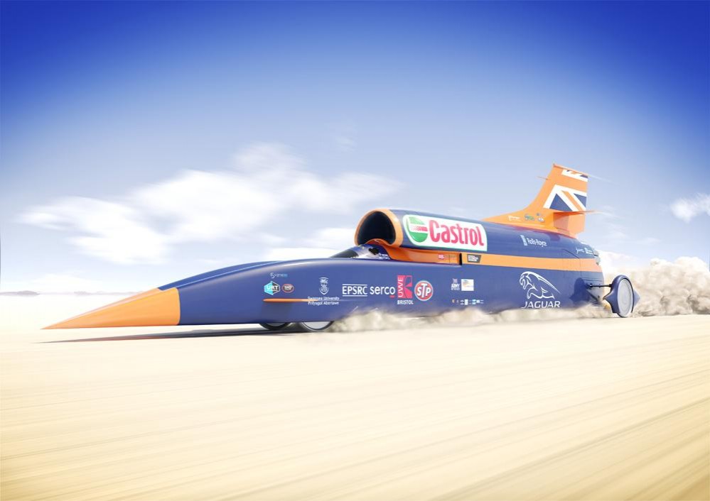 bloodhound ssc 1000mph car