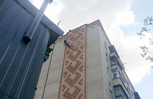 v kramatorske uteplili mnogoetzhku
