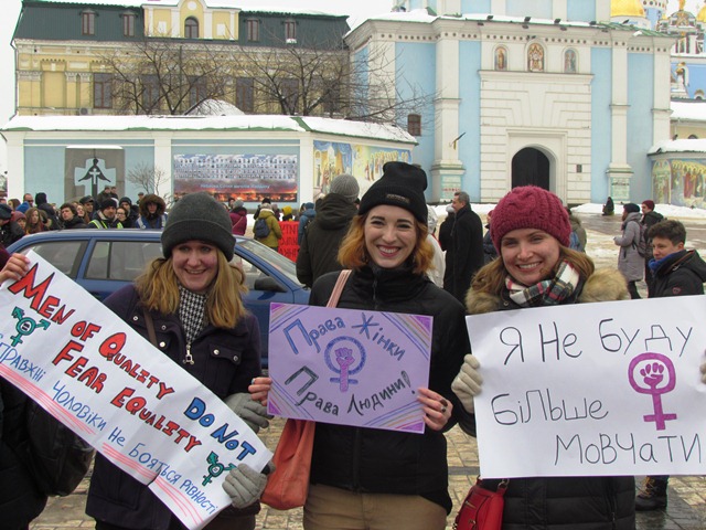 Feministicheskij marsh kiev 1
