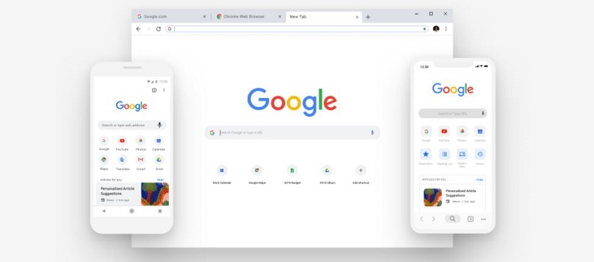 google chrome new