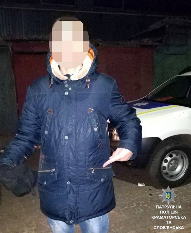 v Kramatorske TORovcy ostanovili podozritelnogo grazhdanina 2