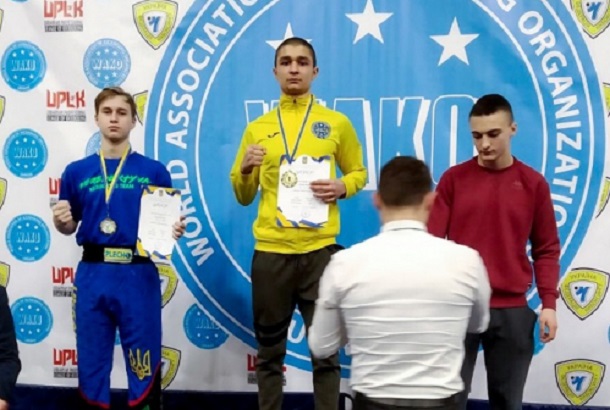 Sportsmen iz Kramatorska zanjal pervoe mesto na Chempionate Ukrainy po kikboksingu