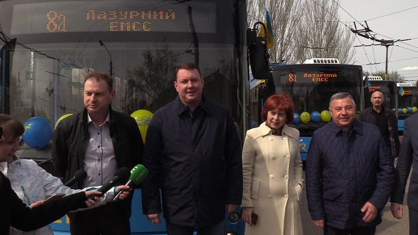 V Kramatorske zapustili trollejbus na Lazurnyj 2