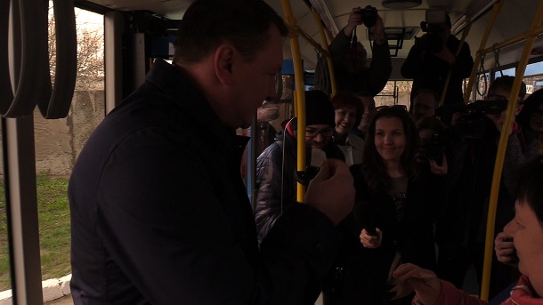 V Kramatorske zapustili trollejbus na Lazurnyj 4