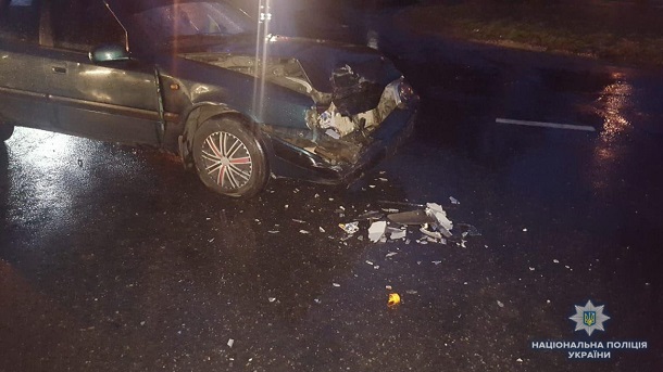 V Kramatorske na ul V Stusa stolknulis dva avtomobilja