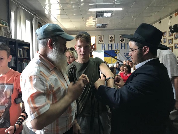 Kramatorsk posetil micvo mobil ili sinagoga na kolesah 3