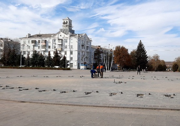 V Kramatorske fontan na ploshhadi Mira v jetom godu rabotat boshe ne budet 5