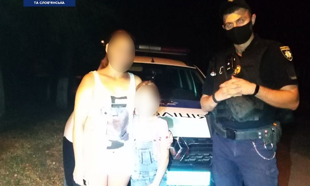 V Kramatorske policija vernula roditeljam zaguljavshegosja rebenka