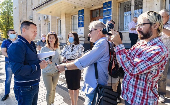 V Kramatorske proshel miting v podderzhku sozdanija Situacionnogo centra 3
