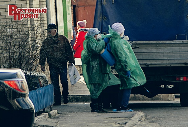 V Kramatorske provodjat dezinfekciju liftov i lestnichnyh kletok 2