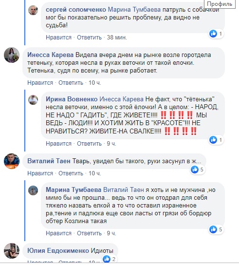 V Kramatorske v parke Pushkina srubili elki 5