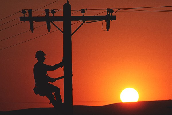 elektrik na stolbe