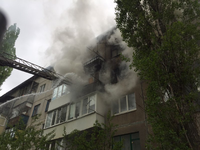 pozhar zhenshina 07 05 kramatorsk