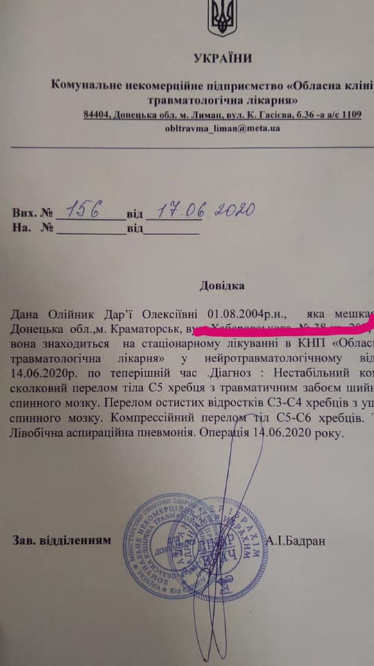 kramatorsk dasha oleinik