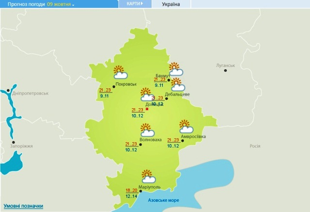pogoda 09 10 kramatorsk