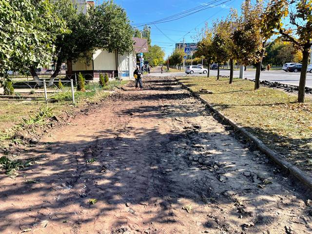 trotuar parkovaja kramatorsk 2