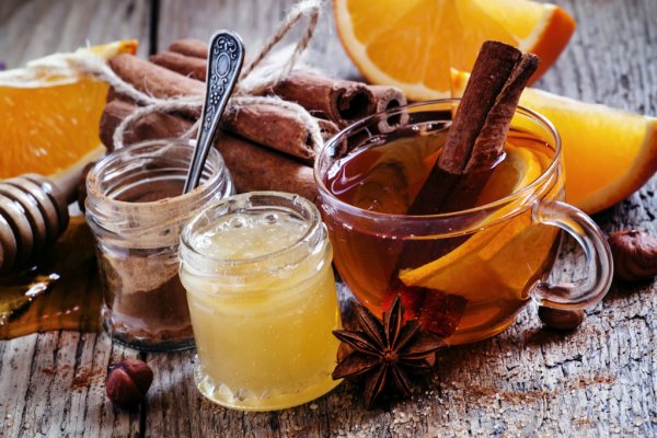 depositphotos 107533648 stock photo winter tea with orange honey